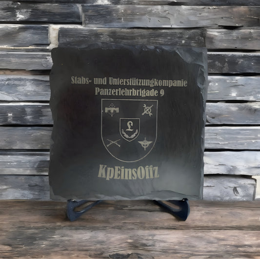 Schieferplatte - personalisiert graviert